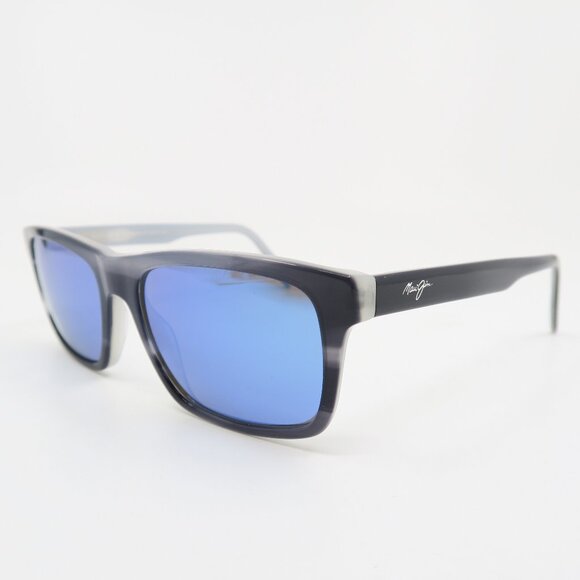Maui Jim MJ812-06E WAIPIO VALLEY Grey/Blue Hawaii Polarized, Sunglasses. - Picture 3 of 10